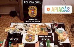 Polícia Civil detém 13 pessoas em operação realizada em Apiacás