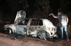 Alta Floresta: Comerciante sofre tentativa de homicídio, ao fugir tem carro incendiado