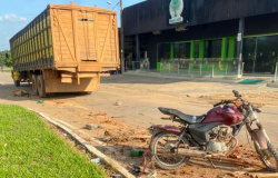 Motociclista morre ao bater em traseira de caminhão em Apiacás