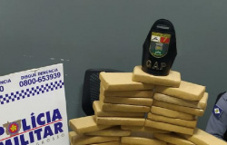 Em Sinop, homem é preso com 33 tabletes de maconha e R$ 2, 9 mil em dinheiro