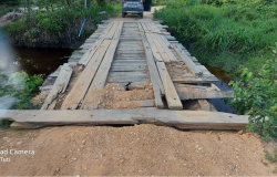 Alta Floresta: Presidente Tuti cobra recuperação de ponte na Comunidade Salete