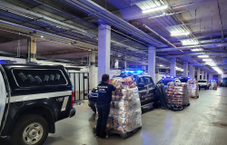 Polícia Civil recebe da Setasc 2 mil kits de alimentos básicos e produtos de higiene e limpeza