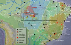Alta Floresta está em novo mapa de regiões com potencial exploratório de cobre e ouro em MT