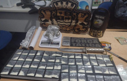 Colider: PM prende suspeito por tráfico de drogas e apreende 56 papelotes de cocaína