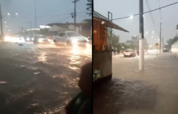 VÍDEO: Temporal causa inundação e deixa famílias sem luz em VG