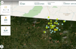 Fiscalização ambiental flagra retirada ilegal de minério em Guarantã do Norte
