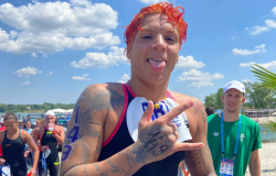 Ana Marcela Cunha conquista o bicampeonato mundial nos 5km