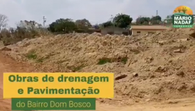 Pavimentação asfáltica no bairro Dom Bosco