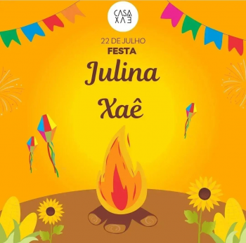 Festa Julina na Casa Xaê com show de Caju nesta sexta-feira
