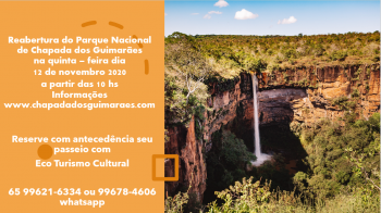 Parque Nacional de Chapada dos Guimarães reabre dia 12 de novembro de 2020 à partir das 10h