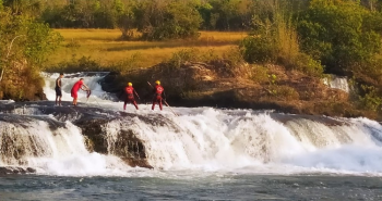 Banhista se afoga e desaparece no complexo da cachoeira da Mulata em Jaciara