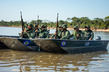 Batalhão Ambiental treina policiais militares para policiamento nos rios de Mato Grosso