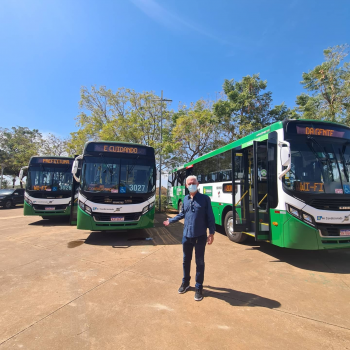 Prefeitura de Cuiabá entrega 144 novos ônibus para a população