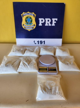 Em Guajará-Mirim/RO, PRF apreende 4 KG de Cocaína