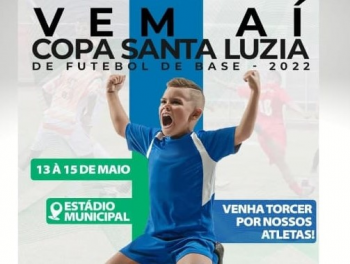 SEXTA-FEIRA 13 - Sapezal recebe a Copa Santa Luzia de Futebol de Base 2022