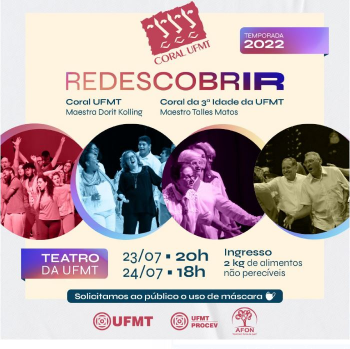 Corais da UFMT realizam concerto de abertura da temporada cultural de 2022
