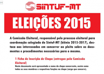Cartaz - Eleições 2015