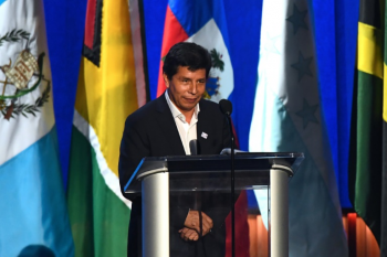 (Arquivo) O presidente do Peru, Pedro Castillo - AFP