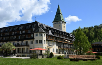 (Arquivo) O castelo de Elmau, no sul da Alemanha, onde será realizada a cúpula do G7 - AFP/Arquivos