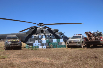 Ação conjunta apreende quase uma tonelada de cocaína na fronteira com a Bolívia