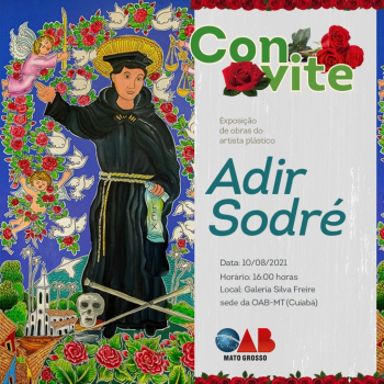 Exposição na OAB-MT homenageia artista mato-grossense Adir Sodré