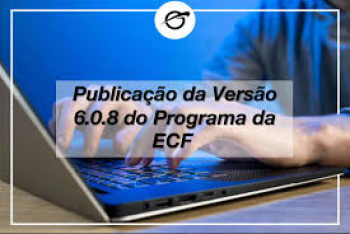 PUBLICAÇÃO DA VERSÃO 6.0.9 DO PROGRAMA DA ECF